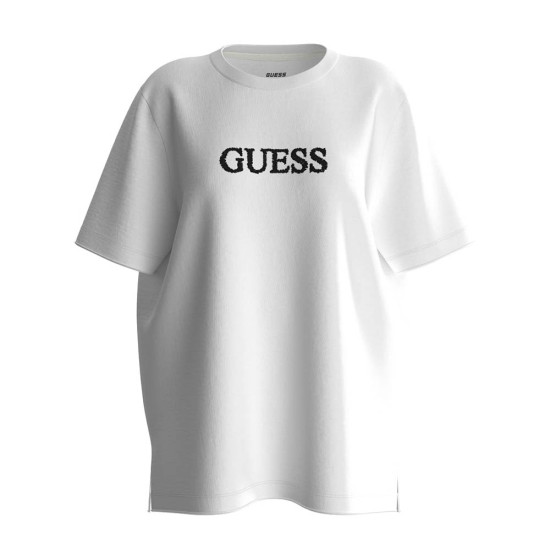 Guess Γυναικεία κοντομάνικη μπλούζα Athena Maxi T-Shirt